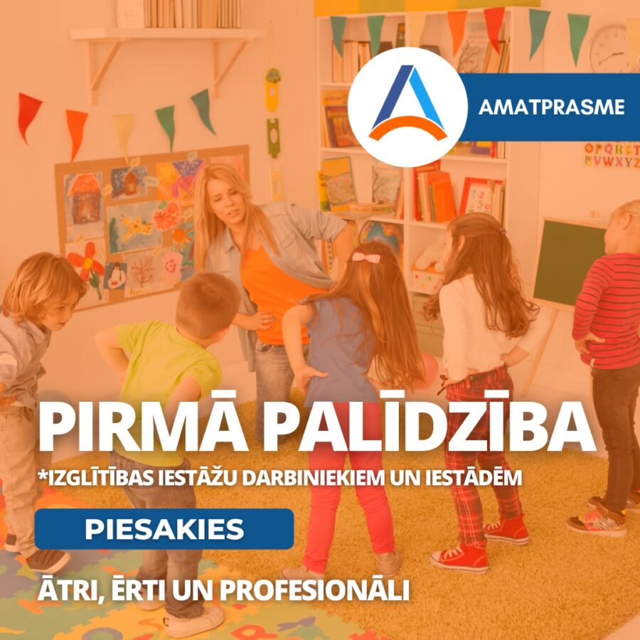 pirmās palīdzības kursi pedagogiem